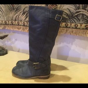 Lucky Brand Kid Glove Riding/Moto Leather Boot